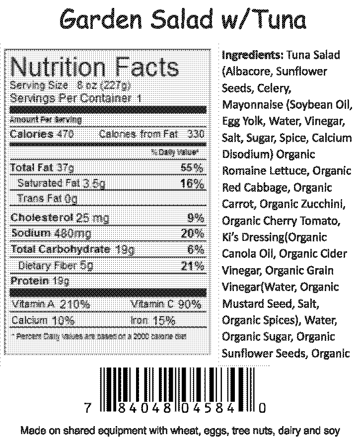 nutrition info