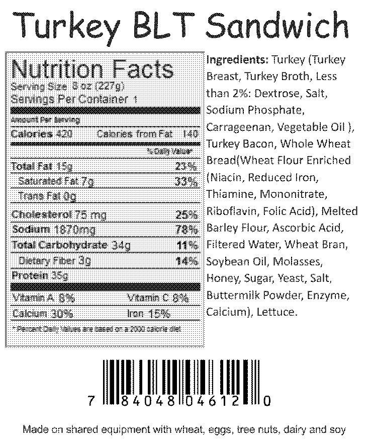 nutrition info
